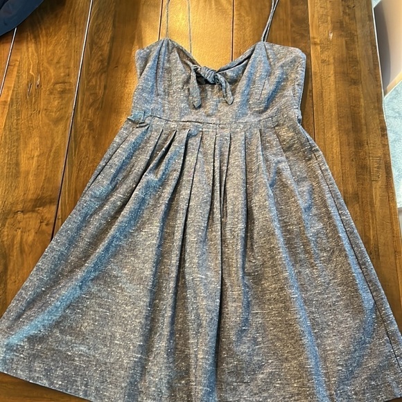 𝅺MADEWELL chambray size 0 dress - Picture 2 of 6